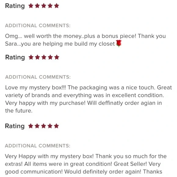 RESELLER MYSTERY BOX 5/$30 - Picture 3 of 9